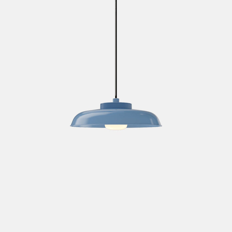 Hoist Pendant - Medium Shade - RBW Lighting - Cream White - Small Glass Diffuser - 2700K (warm white) - HORNE