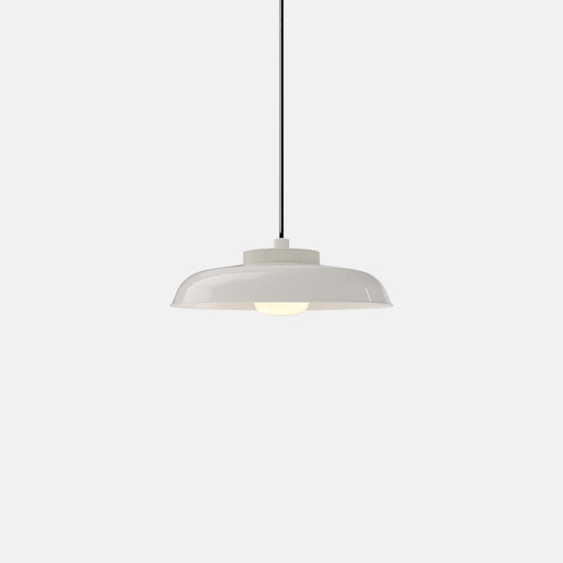 Hoist Pendant - Medium Shade - RBW Lighting - Cream White - Small Glass Diffuser - 2700K (warm white) - HORNE