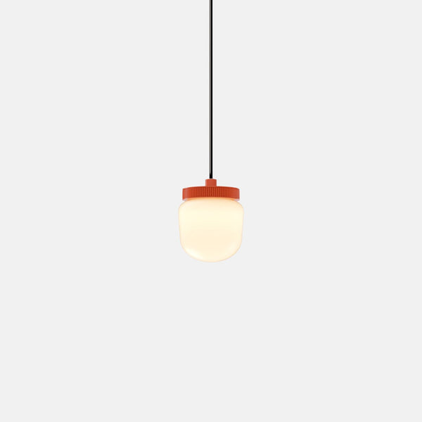 Hoist Pendant - No Shade - RBW Lighting - Vermilion - Large Glass Diffuser - 2700K (warm white) - HORNE