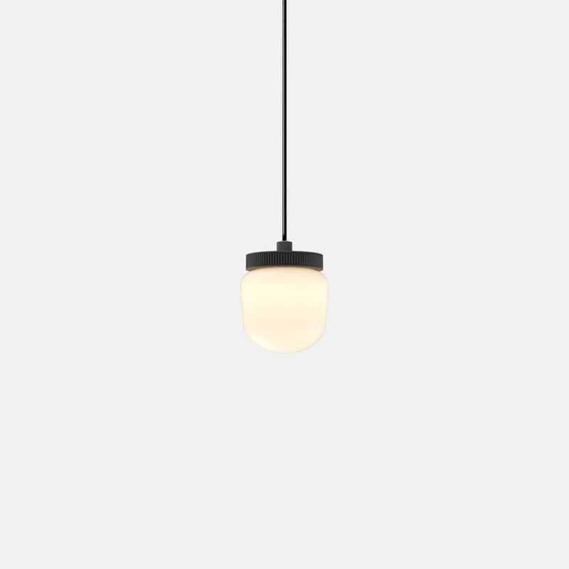 Hoist Pendant - No Shade - RBW Lighting - Cream White - Small Glass Diffuser - 2700K (warm white) - HORNE