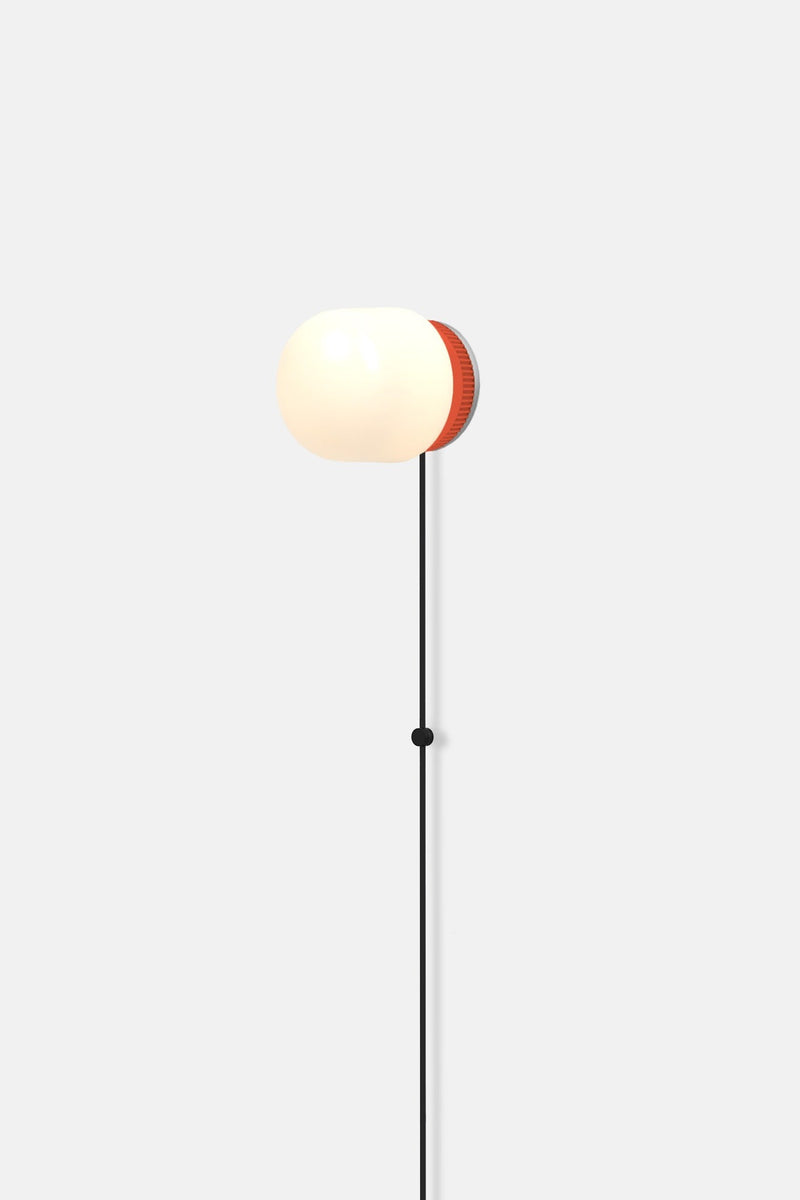 Hoist Sconce Corded - Large Glass Diffuser - No Shade - RBW Lighting - Cream White - Corded Plug - in (Back) / 120V Input - 2700K (warm white) - HORNE