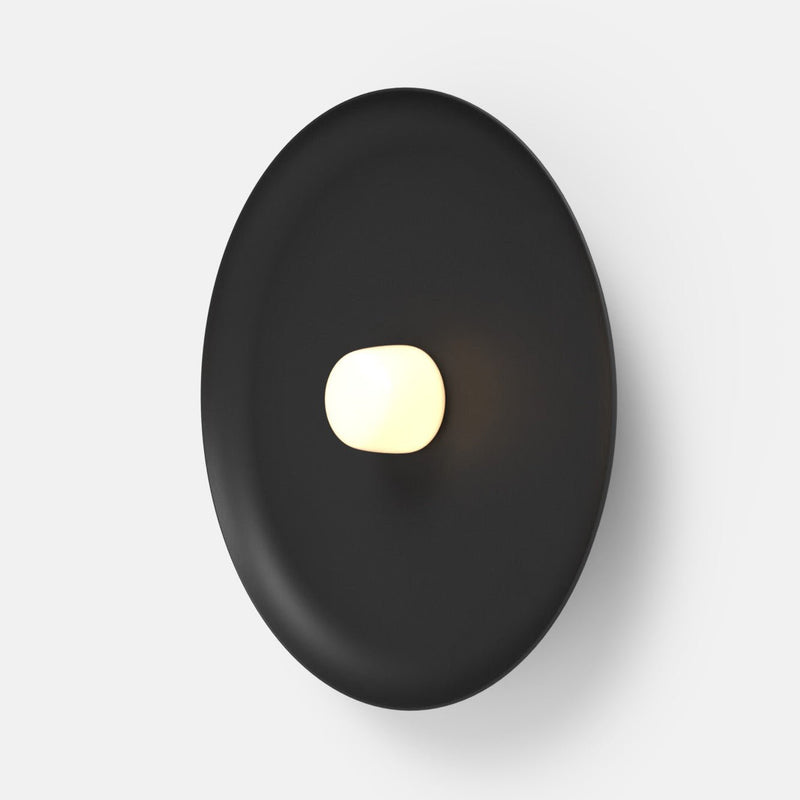 Hoist Sconce - Large Shade - RBW Lighting - Cream White - Small Glass Diffuser - 2700K (warm white) - HORNE