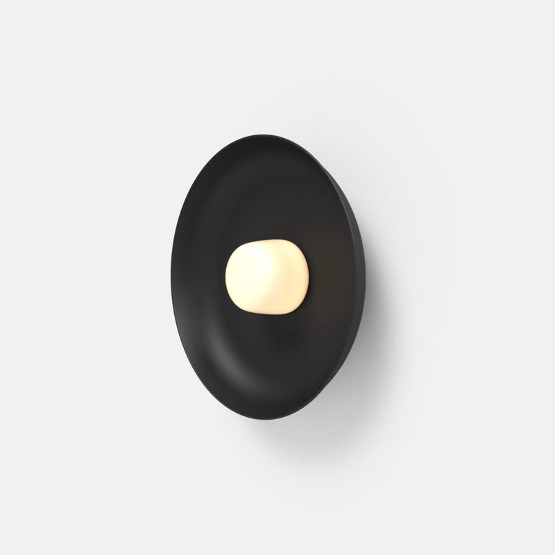 Hoist Sconce - Medium Shade - RBW Lighting - Cream White - Small Glass Diffuser - 2700K (warm white) - HORNE