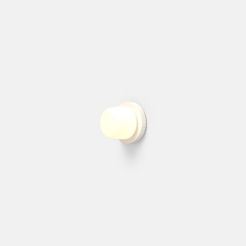 Hoist Sconce - No Shade - RBW Lighting - Cream White - Small Glass Diffuser - 2700K (warm white) - HORNE