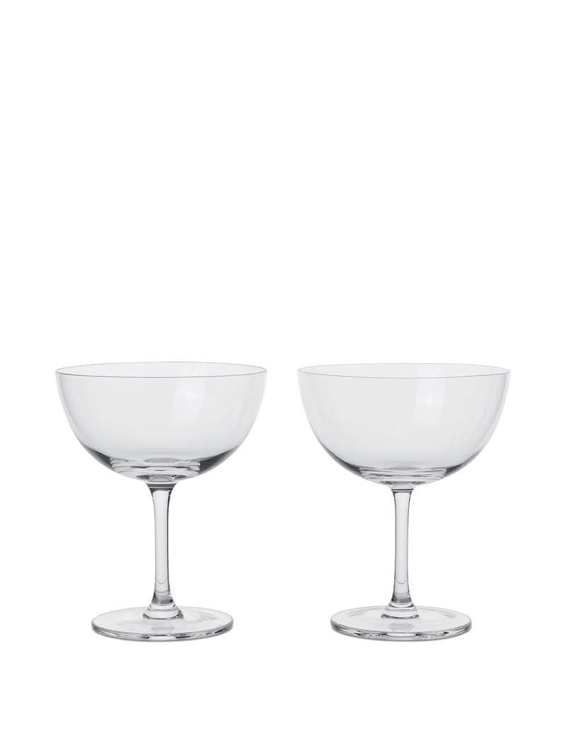 Ferm Living Host Cocktail Glasses - Set of 2 - Ferm Living - Glassware - Clear - HORNE