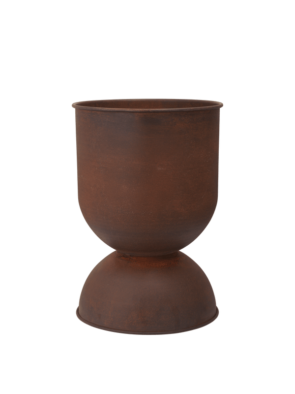 Hourglass Pot - Medium - Ferm Living Office Accessories - Rust - HORNE