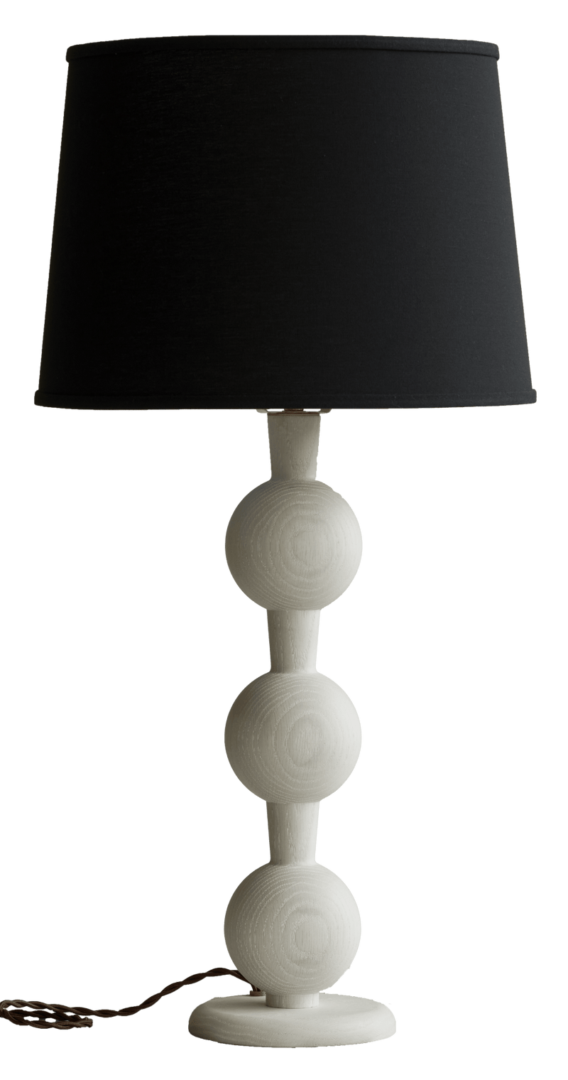 Hugo Barbell Table Lamp - Lostine - Lamps - Natural - Black - HORNE