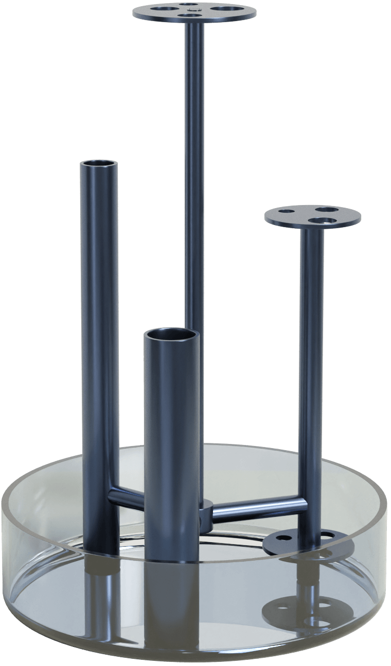 Ikeru Vase - Fritz Hansen Vases - Low - Forest Green - HORNE