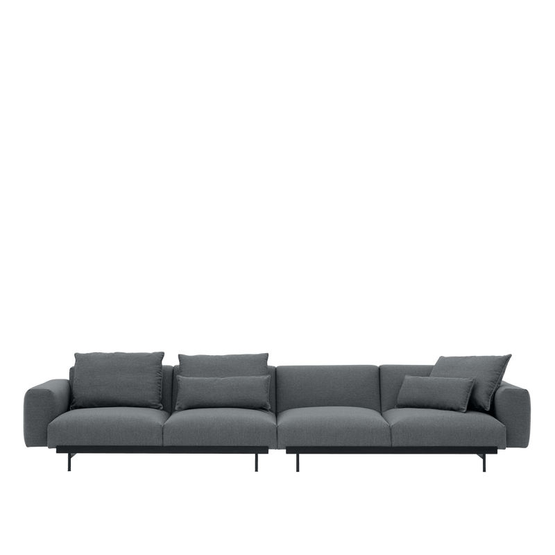In Situ Modular Sofa - 4 - Seater - Muuto Sofas - Config 1 - Ocean 80 - HORNE
