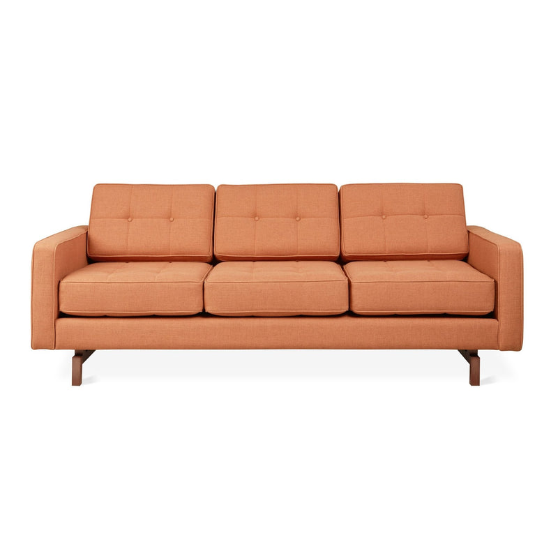 Jane 2 Sofa - Gus* Modern - Sofas - Bayview Silver - Walnut - HORNE