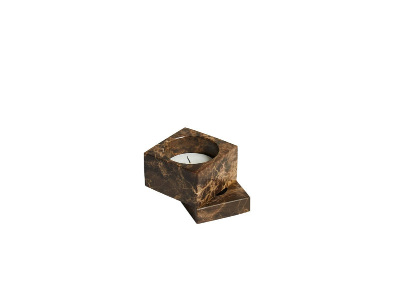 Jeu De Dés 1 Candle Holder - Woud Candle Holders - Black - HORNE