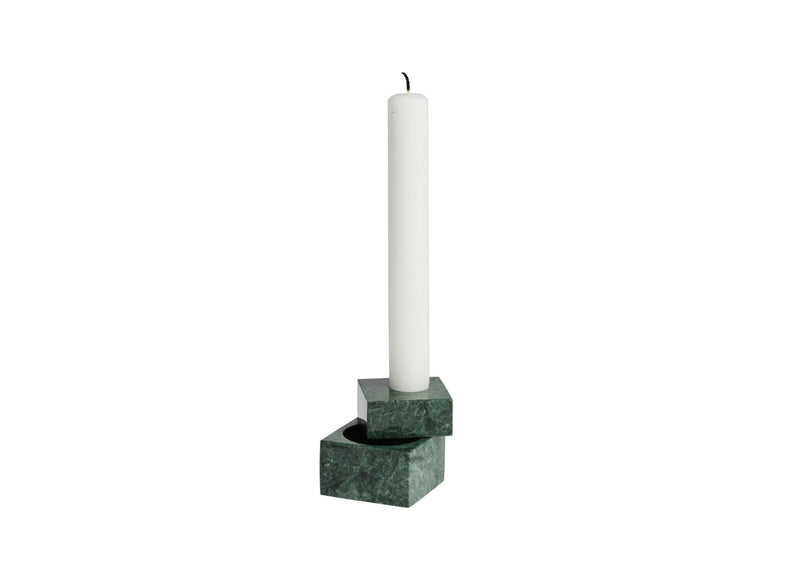 Jeu De Dés 1 Candle Holder - Woud Candle Holders - Black - HORNE