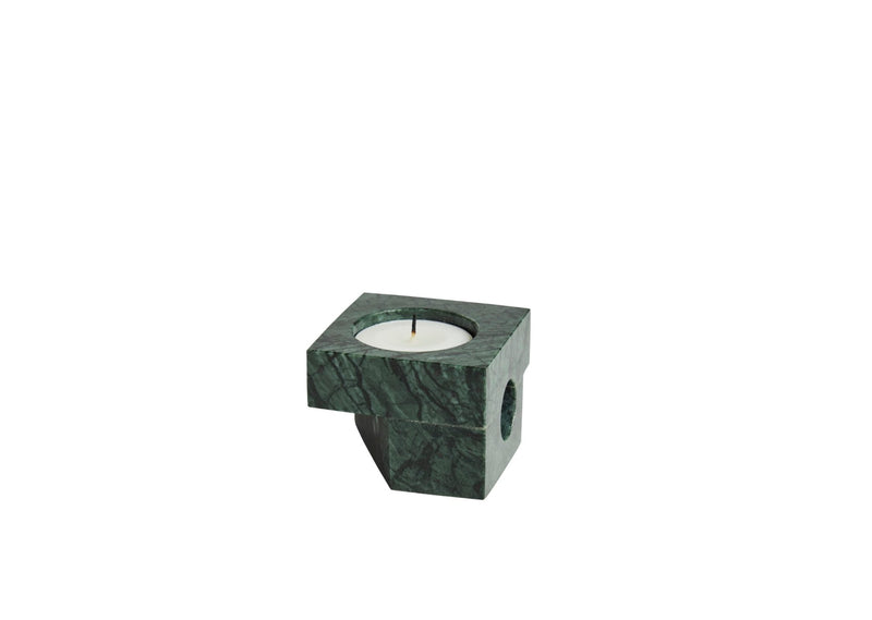 Jeu De Dés 2 Candle Holder - Woud Candle Holders - Black - HORNE