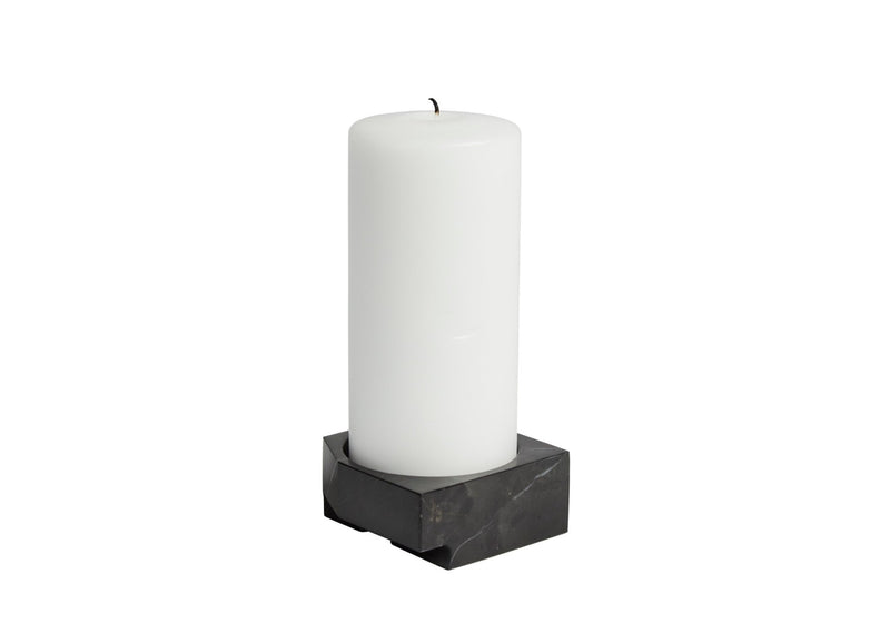 Jeu De Dés 3 Candle Holder - Woud Candle Holders - Black - HORNE