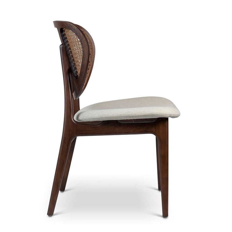 Joelma Cane Side Chair - Urbia Chairs - Crafted Glaze Nevoa Natural - HORNE