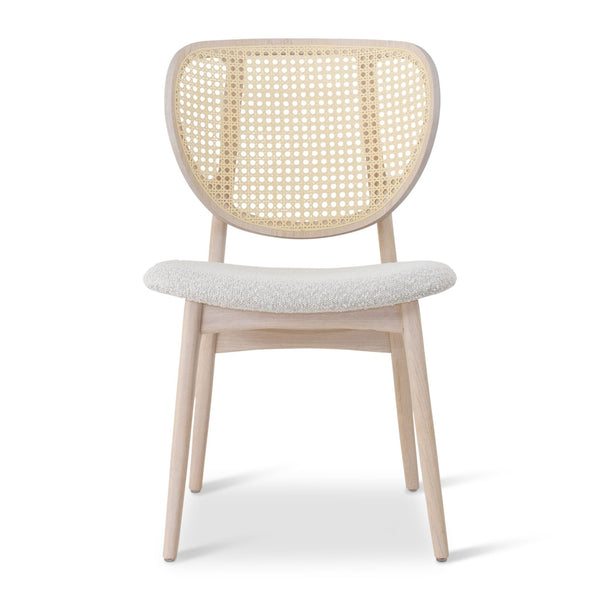 Joelma Cane Side Chair - Urbia Chairs - Crafted Glaze Nevoa Natural - HORNE