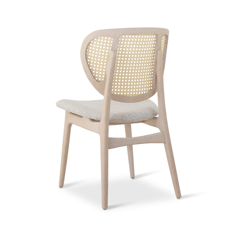 Joelma Cane Side Chair - Urbia Chairs - Crafted Glaze Nevoa Natural - HORNE