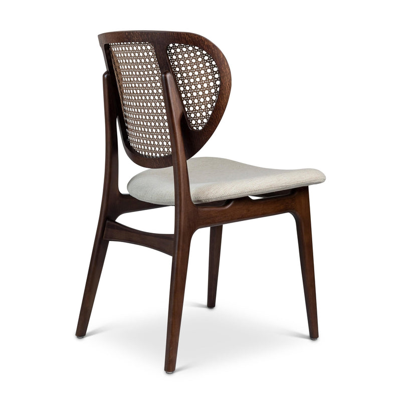 Joelma Cane Side Chair - Urbia Chairs - Crafted Glaze Nevoa Natural - HORNE