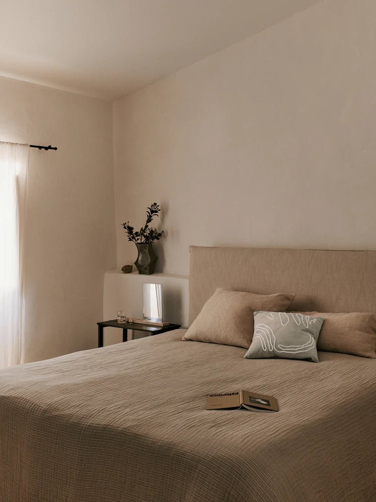 Jot Cushion - Ferm Living Bedding + Pillows - Aged Gold - HORNE