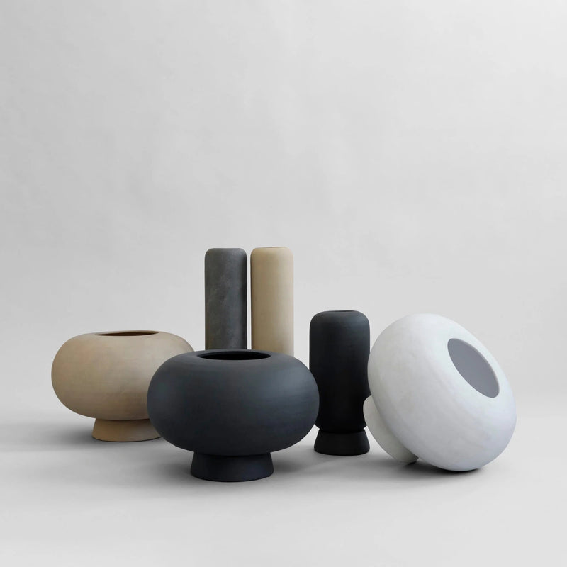 Kabin Vase - 101 Copenhagen Vases - Fat - Sand - HORNE