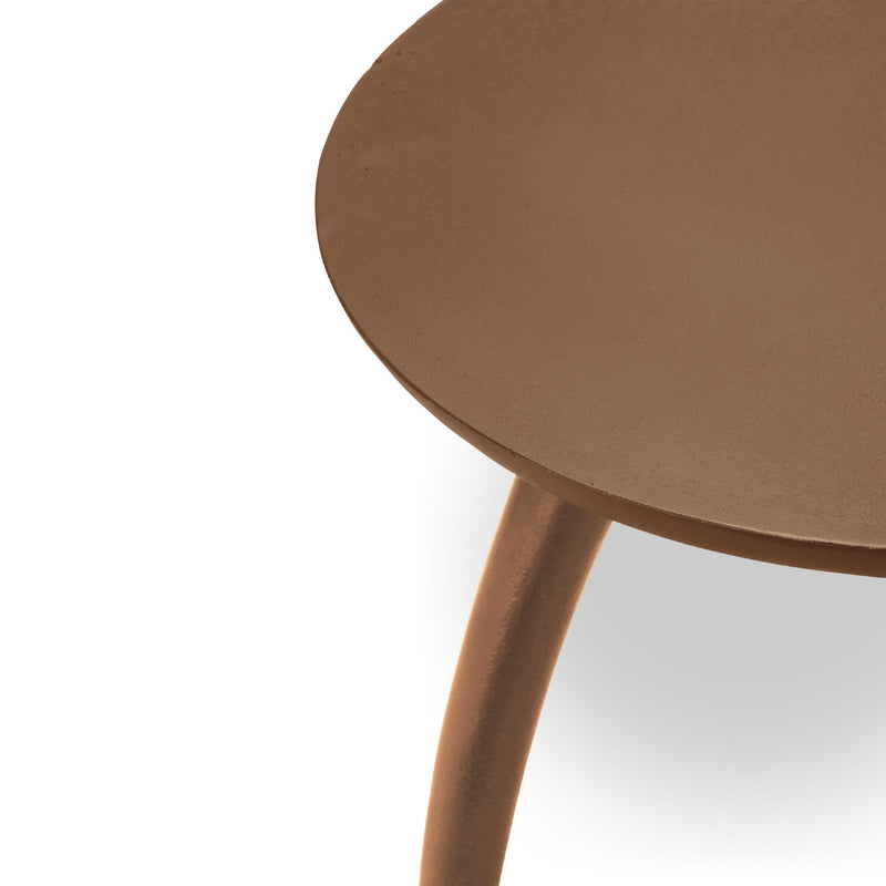 Keel End Table - Urbia Tables - Antique Brass - HORNE