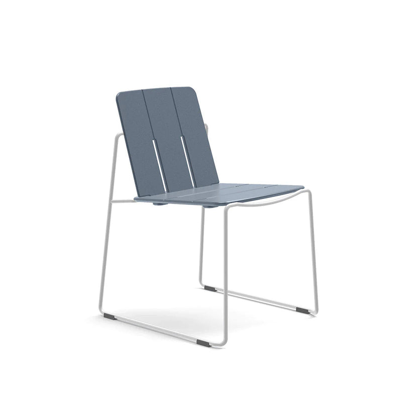 Keene Dining Chair - Loll Designs Outdoor Furniture - Charcoal Grey - Stainless Steel - HORNE