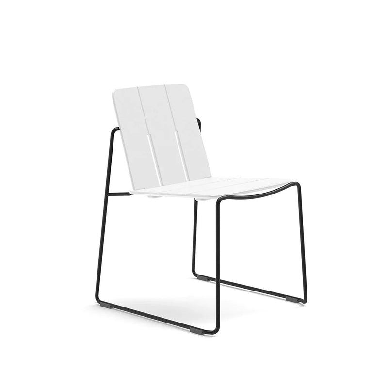 Keene Dining Chair - Loll Designs Outdoor Furniture - Charcoal Grey - Stainless Steel - HORNE