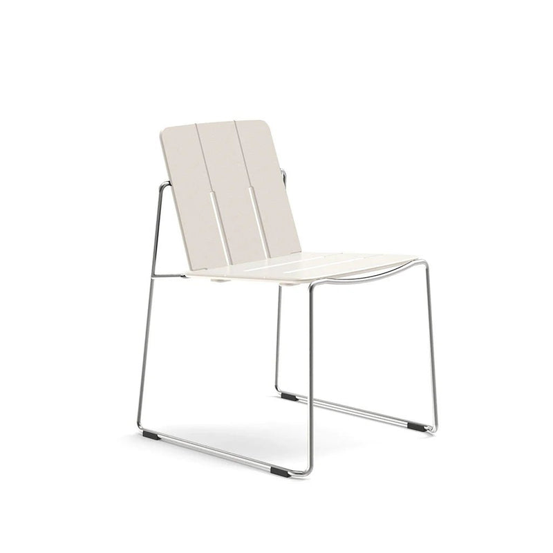 Keene Dining Chair - Loll Designs Outdoor Furniture - Charcoal Grey - Stainless Steel - HORNE