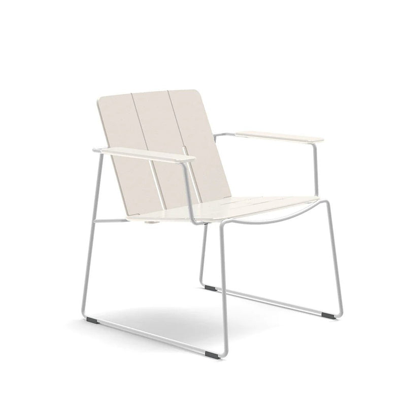 Keene Lounge Chair - Loll Designs Outdoor Furniture - Charcoal Grey - Stainless Steel - HORNE