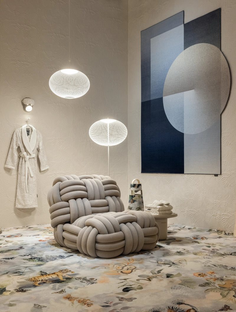 Knitty Lounge Chair - Moooi Chairs - Knitty Armchair Mosaic 2 0222 - HORNE