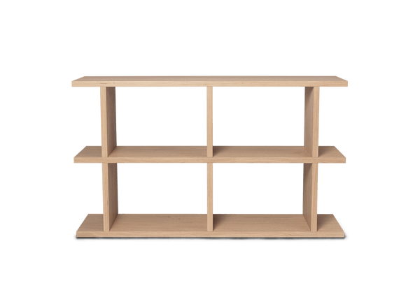 Kona Bookcase - 2x2 - Ferm Living - Shelving - Natural Oak Veneer - HORNE