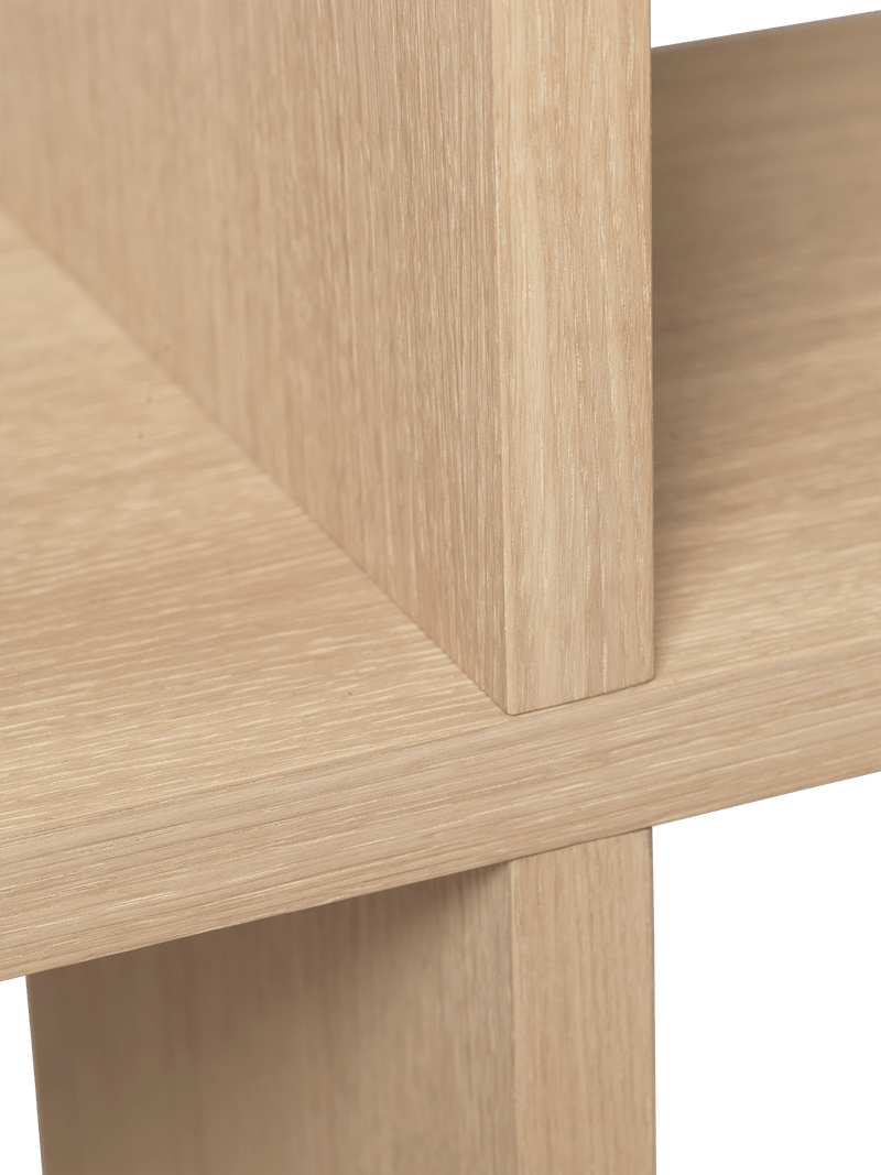 Kona Bookcase - 2x4 - Ferm Living - Shelving - Dark Stained Oak - HORNE