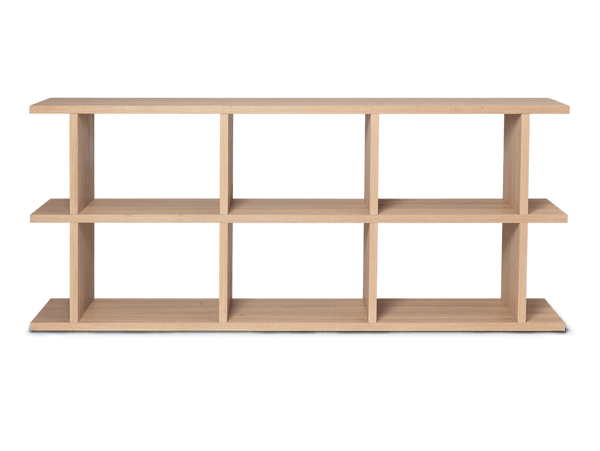 Kona Bookcase - 3x2 - Ferm Living - Shelving - Natural Oak Veneer - HORNE
