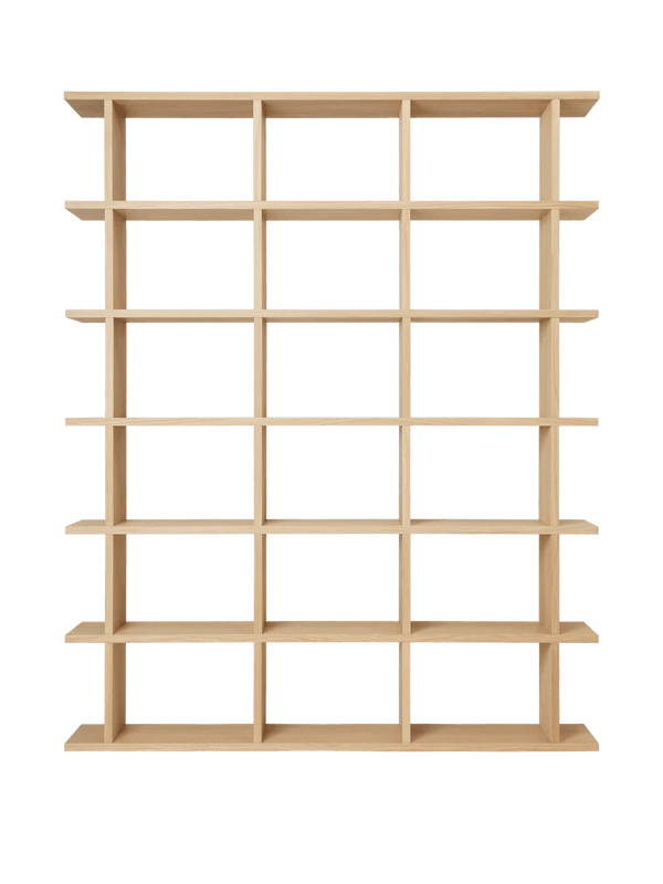 Kona Bookcase - 3x6 - Ferm Living Shelving - Natural - HORNE