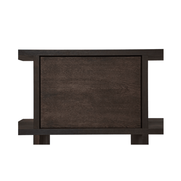 Kona Bookcase Cabinet Insert - Ferm Living Shelving - Dark Stained - HORNE