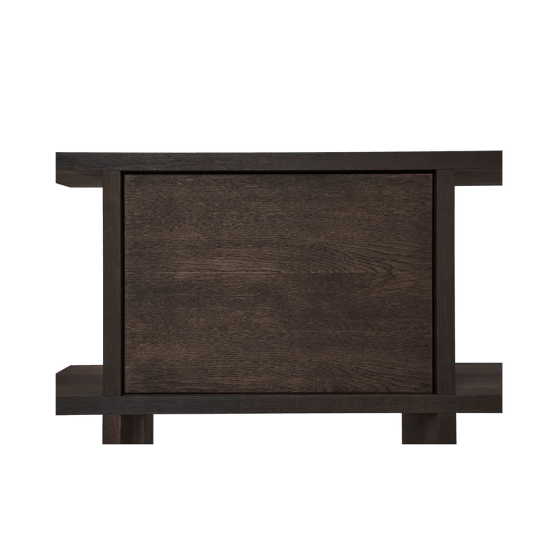 Kona Bookcase Cabinet Insert - Ferm Living Shelving - Dark Stained - HORNE