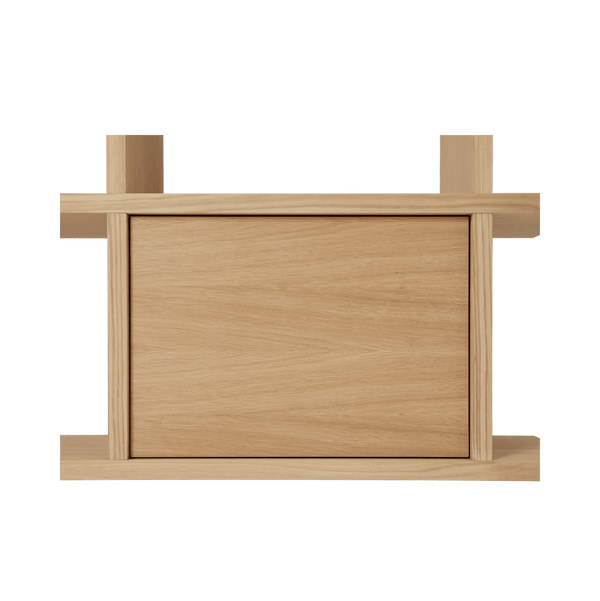 Kona Bookcase Cabinet Insert - Ferm Living Shelving - Natural - HORNE