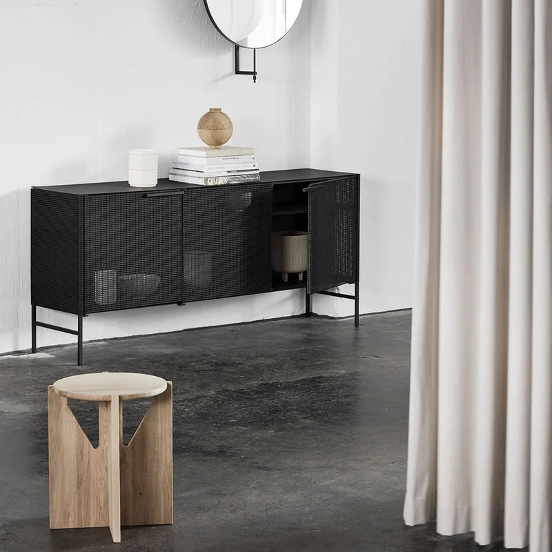 Kristina Dam Stool - Kristina Dam - Stools + Benches + Ottomans - Black Lacquered Oak - HORNE