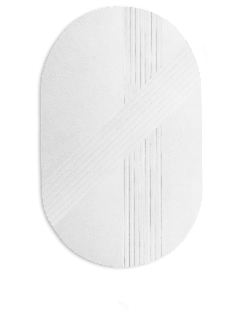 Kyoto rug - Woud Rugs - Grey - Ø200 - HORNE