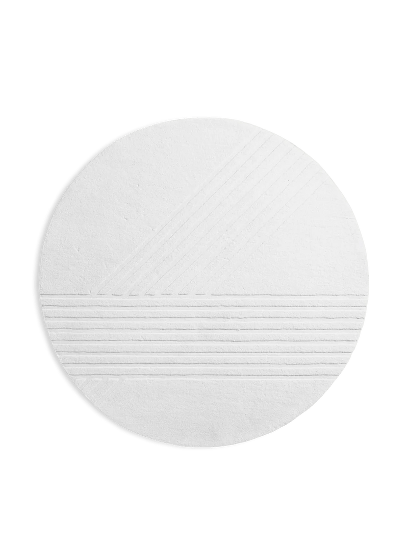 Kyoto rug - Woud Rugs - Grey - Ø200 - HORNE