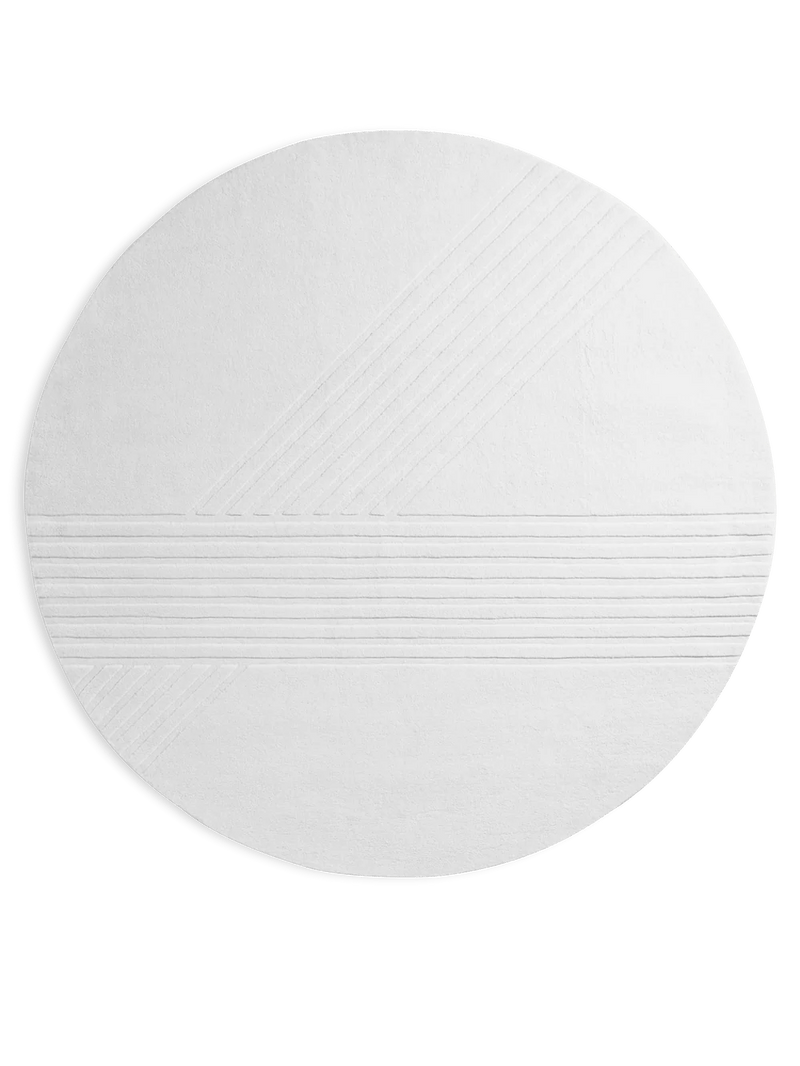 Kyoto rug - Woud Rugs - Grey - Ø200 - HORNE