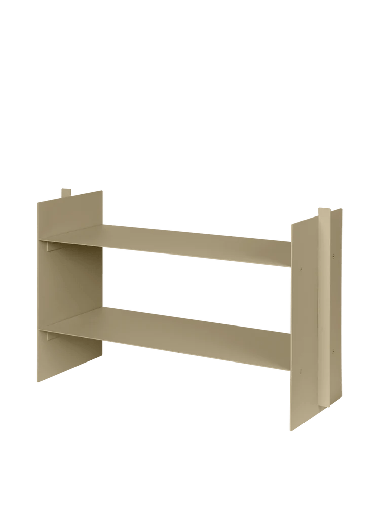 Lager Low Rack - Ferm Living Shelving - Aluminum - HORNE