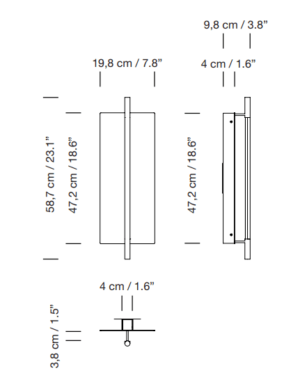 Lámina Dorada 45 Wall Lamp - Santa & Cole - Wall Sconces - HORNE