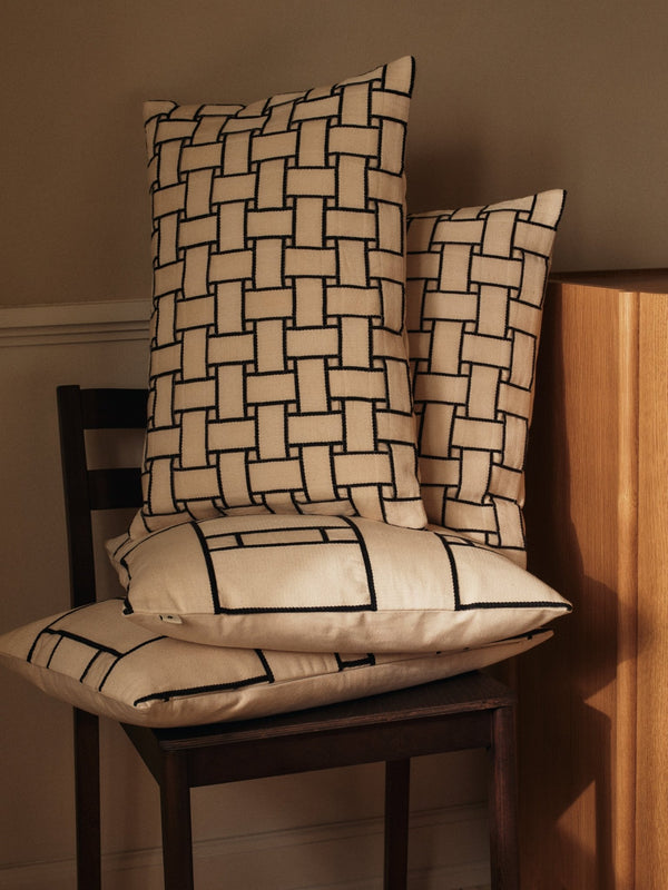 Lattice Offset Cushion - Ferm Living Bedding + Pillows - HORNE