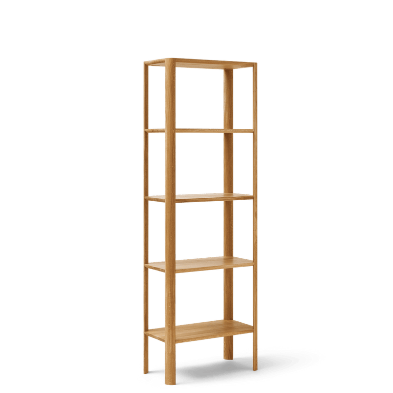 Leaf Shelf 0.5×5 - Form & Refine Shelving - White Oak - HORNE