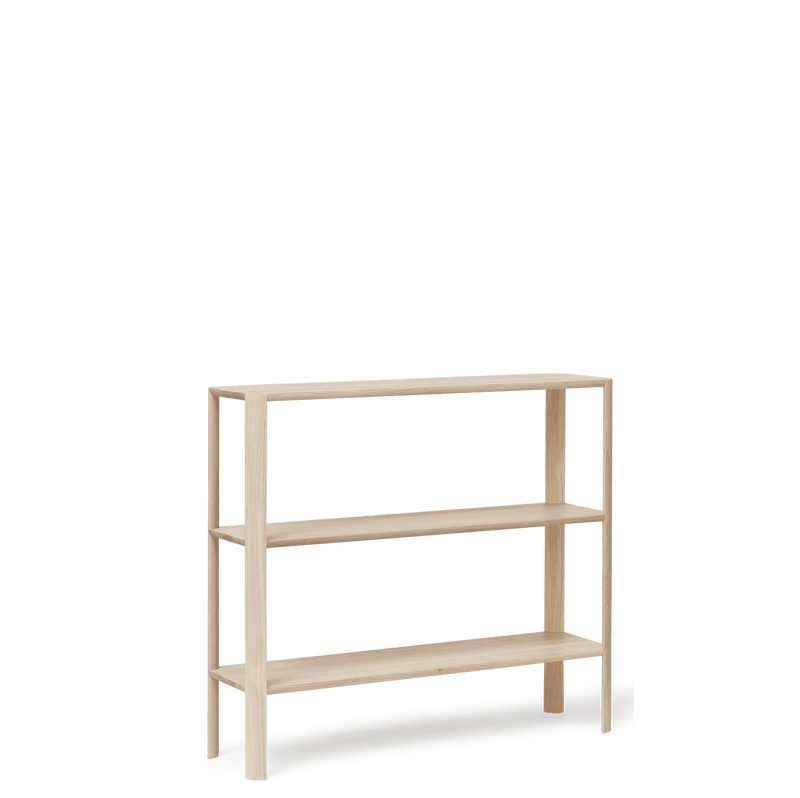 Leaf Shelf 1×3 - Form & Refine Shelving - White Oak - HORNE