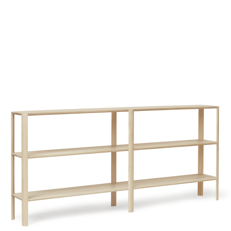 Leaf Shelf 2x3 - Form & Refine Shelving - White Oak - HORNE