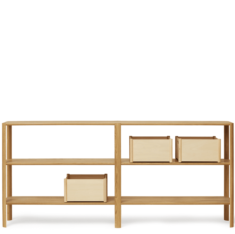 Leaf Shelf 2x3 - Form & Refine Shelving - White Oak - HORNE