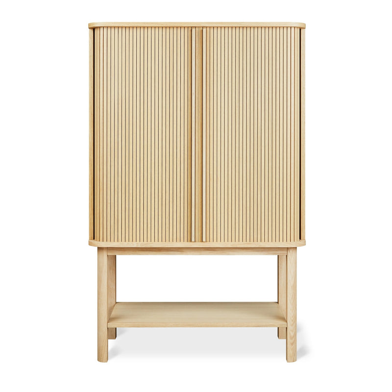 Ledger Tall Cabinet - Gus* Modern - Sideboards + Cabinets - Vintage Oak - HORNE
