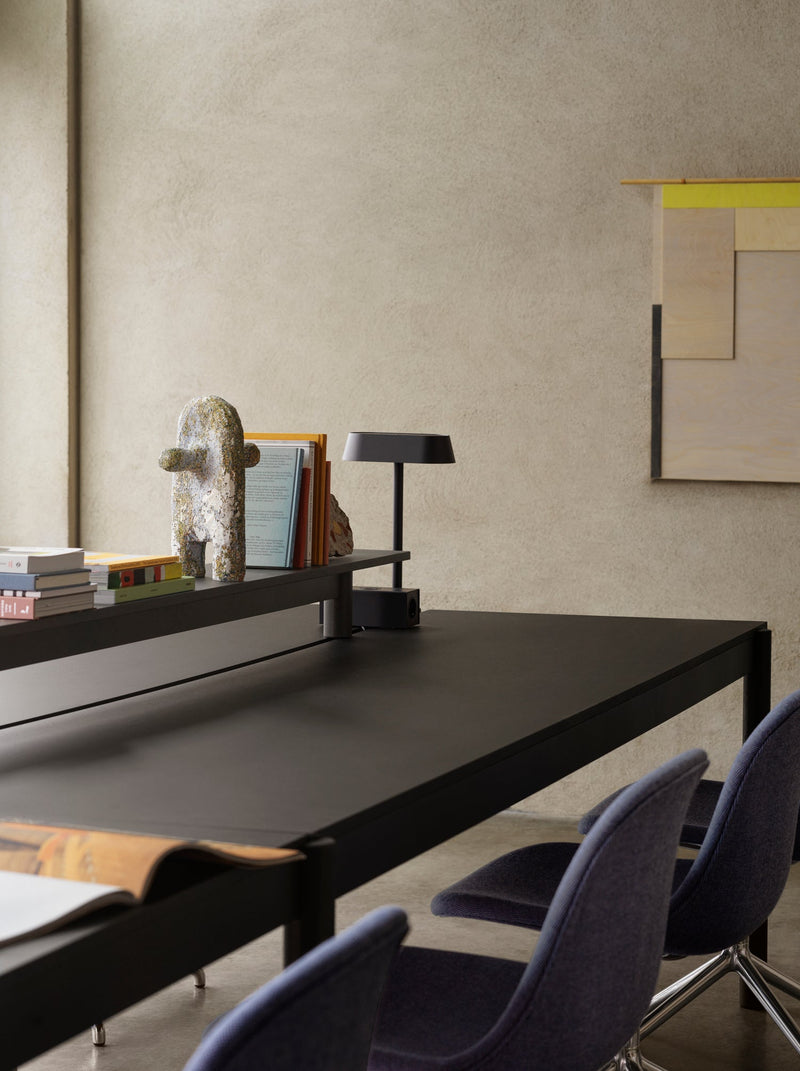 Linear Mounted Lamp - Muuto Table + Task - Black - HORNE